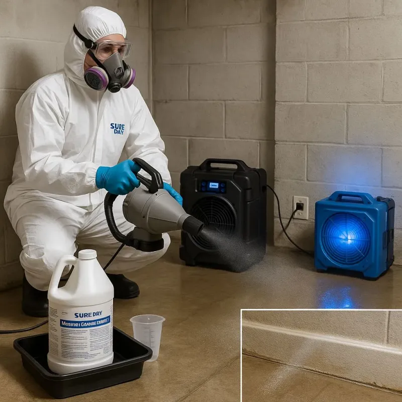 Sanitization and Odor Removal process in Little Round Lake, WI
