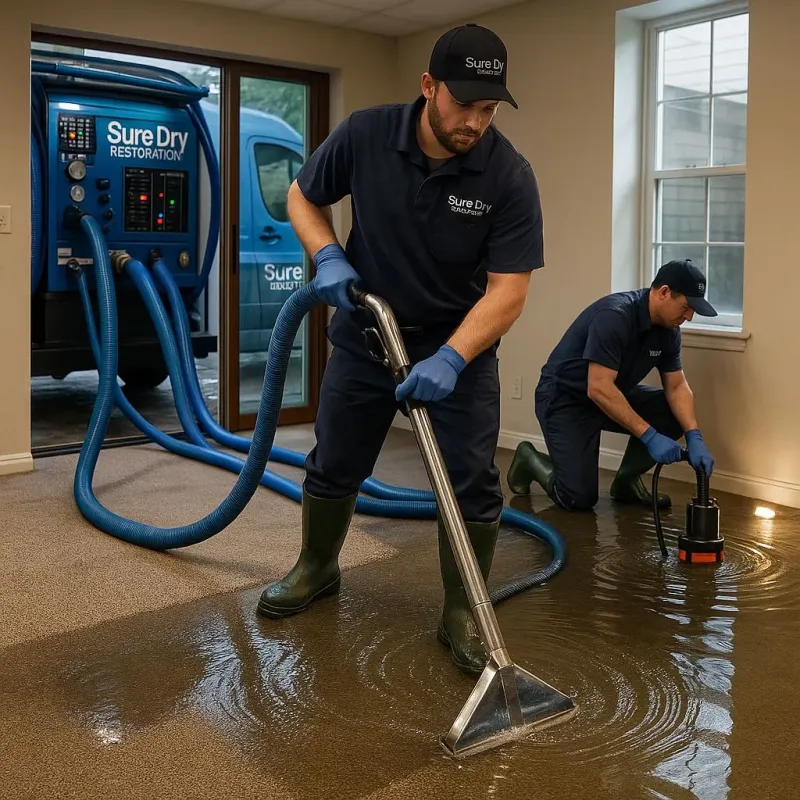 Water Extraction and Removal process in Little Round Lake, WI